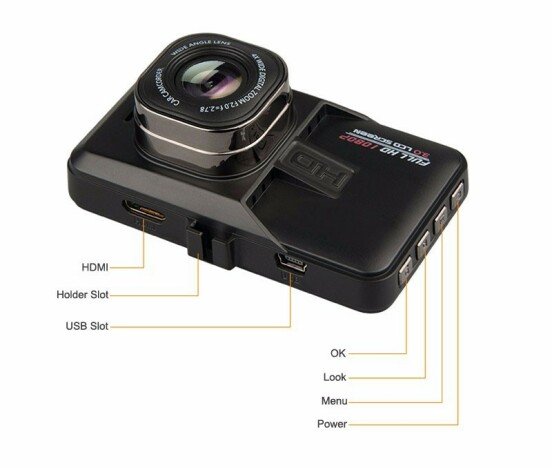 Camera Auto iUni Dash A98, Filmare Full HD, Display 3.0 inch, WDR, Parking monitor, Lentila Sharp 6G